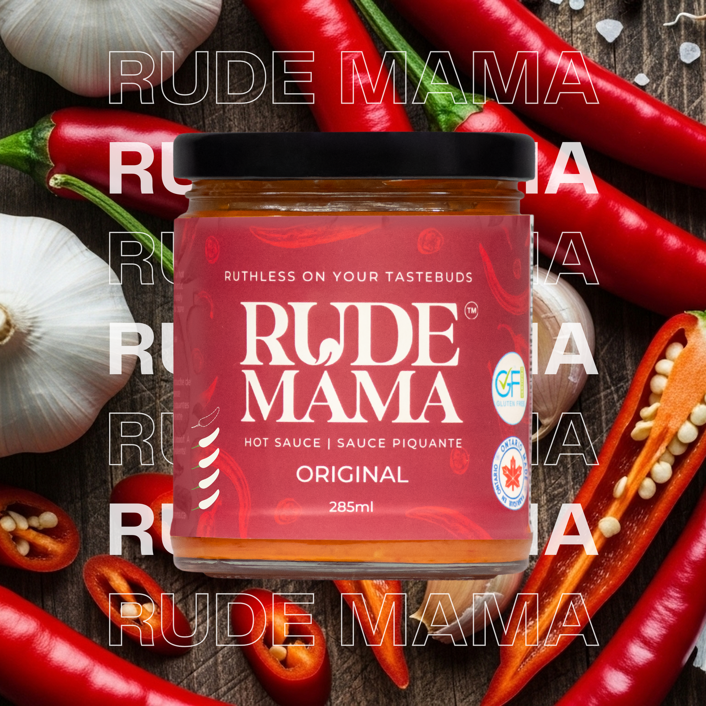 Rude Mama Original Vietnamese Hot Sauce, 285 ml