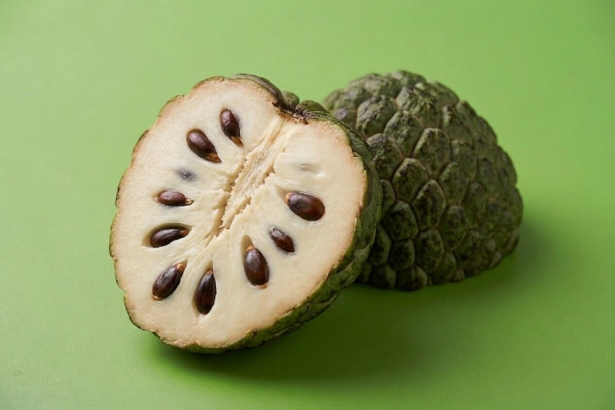 custard-apple-sliced-creamy-white-flesh