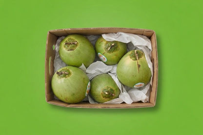 Box of fresh green coconuts for Toronto and GTA delivery