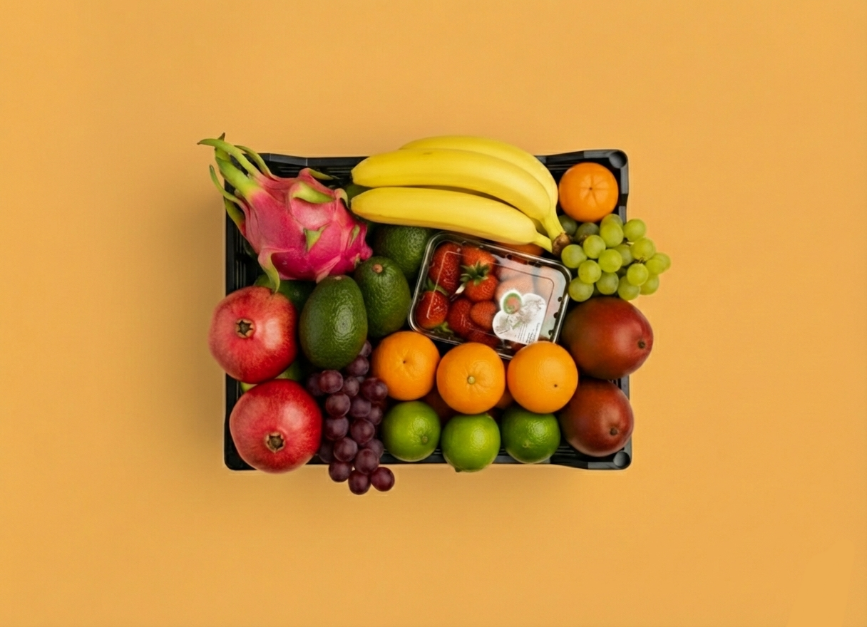 Medium fruits box — seasonal Ontario farm fresh fruit — Freshever GTA weekly delivery