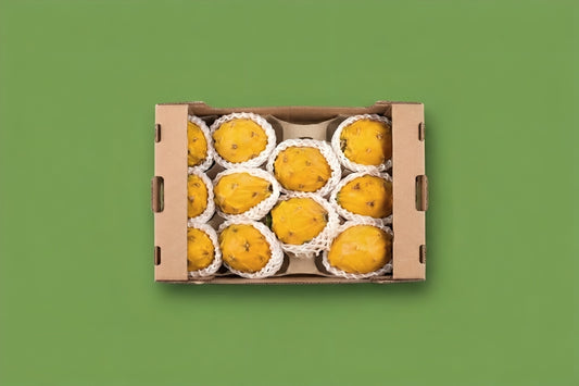 Yellow Dragon Fruit case - Premium Yellow Pitaya delivered fresh in Toronto GTA